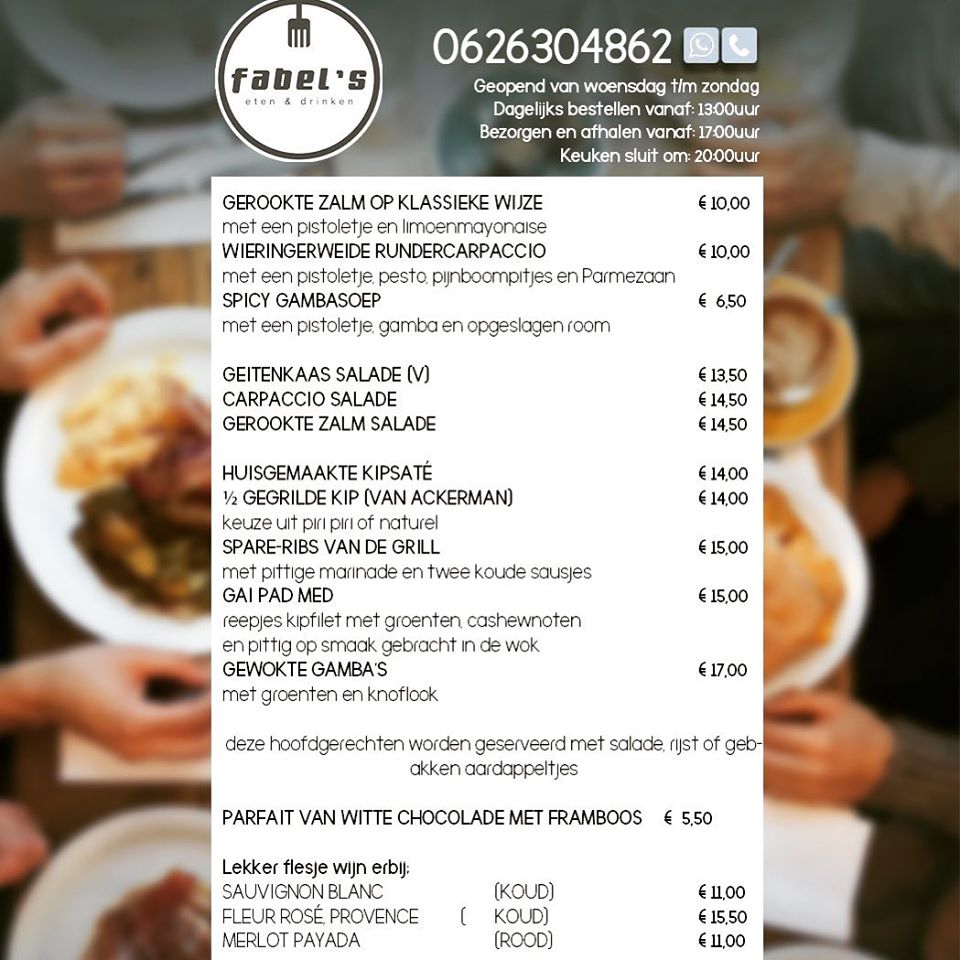 Fabel's Afhaalmenu